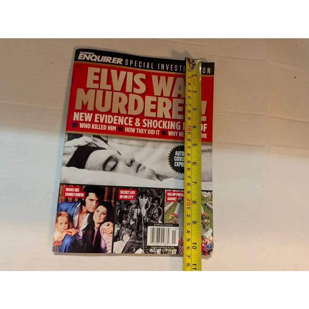 National Enquirer Elvis Presley Special Investigation Murder Evidence Magazine